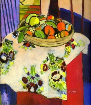  stilllife Art - Still Life with Oranges abstract fauvism Henri Matisse